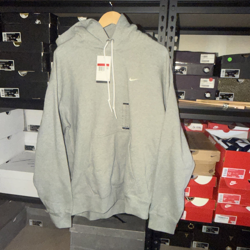 Men's L Nike Hoodie Heavyweight Sweatshirt Fleece Solo Swoosh 0140