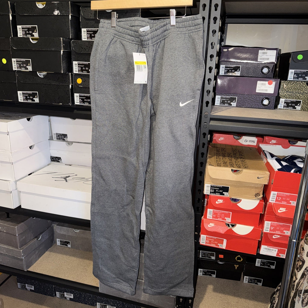 *NEW* NIKE Mens Sportswear Fleece Sweatpants Charcoal Grey Size-S 0087