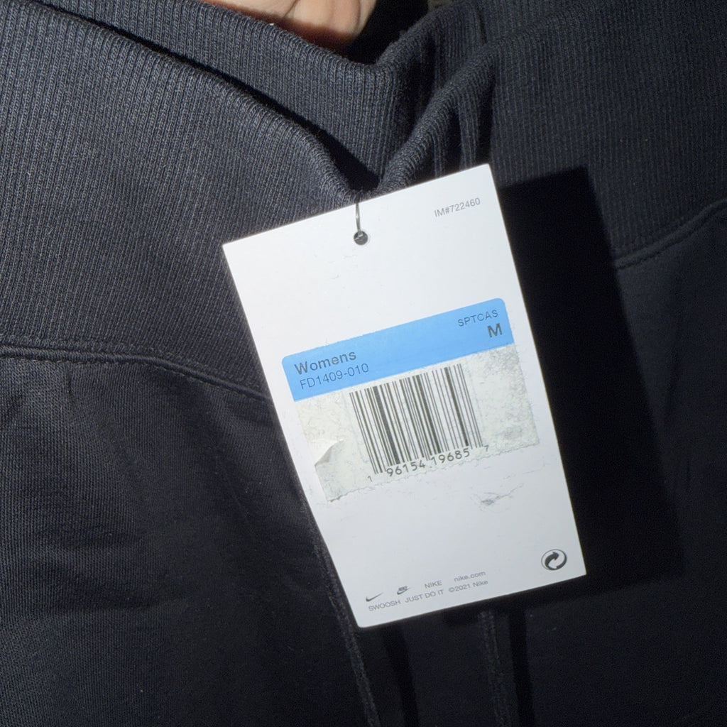 Nike Women's High-Waisted Loose Shorts Black FD1409-010 Size Medium 0209