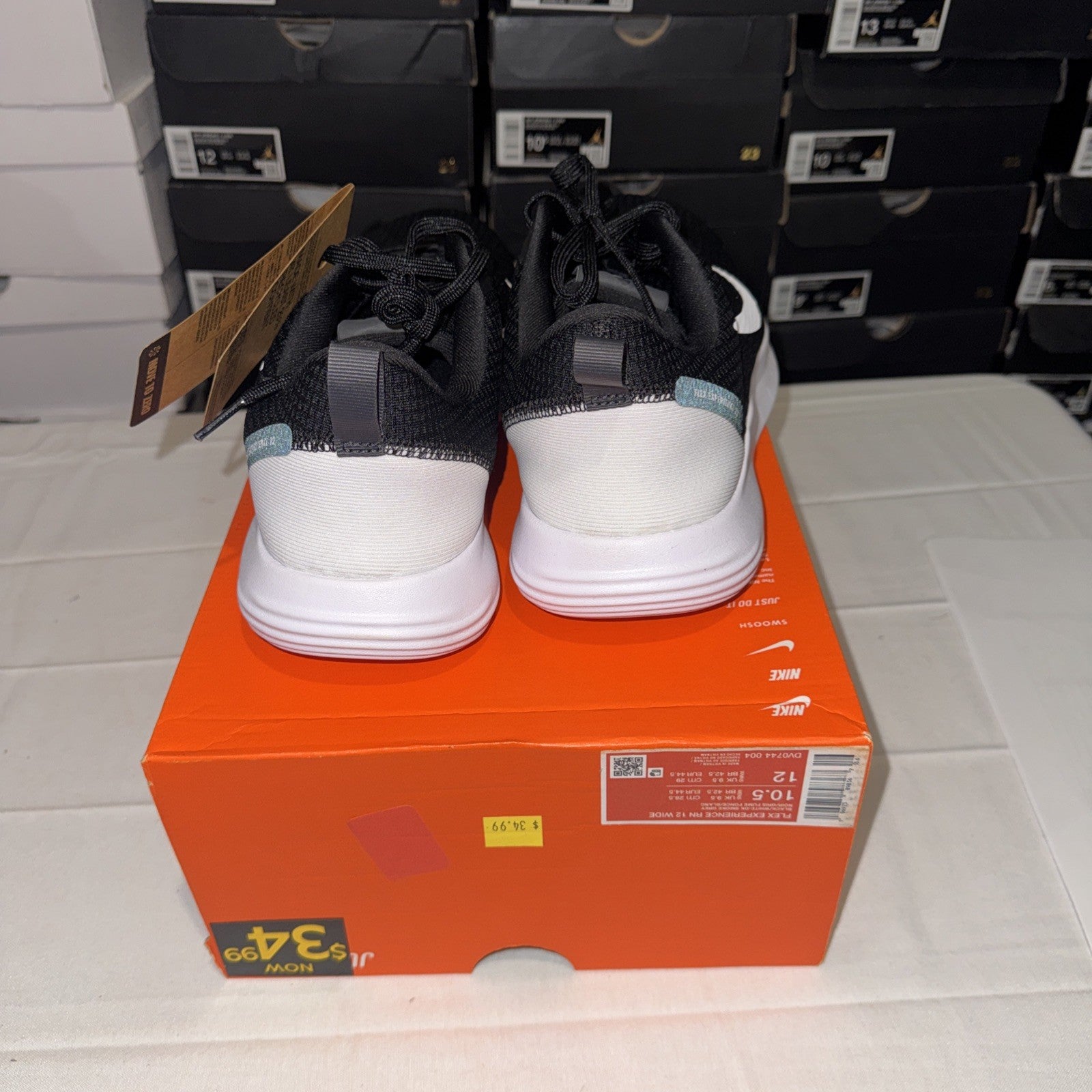 Nike Flex Experience RN 12 Men's Sneakers Size 10.5 W DV0744-004