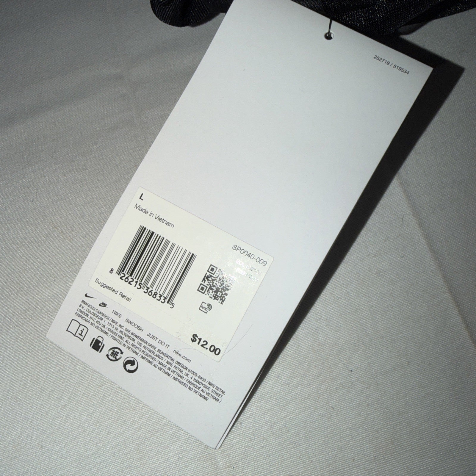 Nike J Guard Shinguards Adult (Size-Large) Color-Black 0268