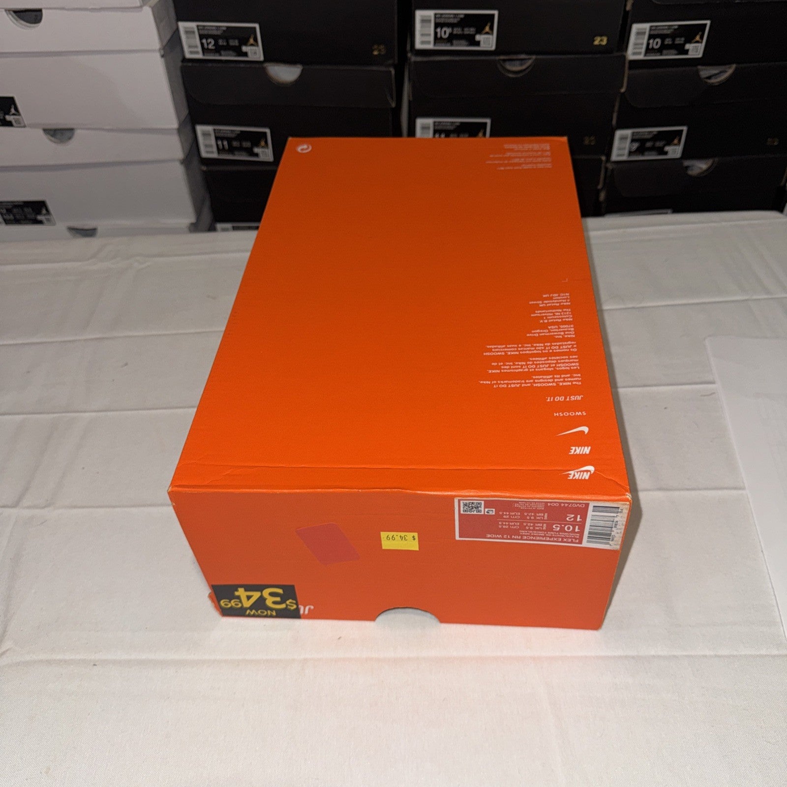 Nike Flex Experience RN 12 Men's Sneakers Size 10.5 W DV0744-004