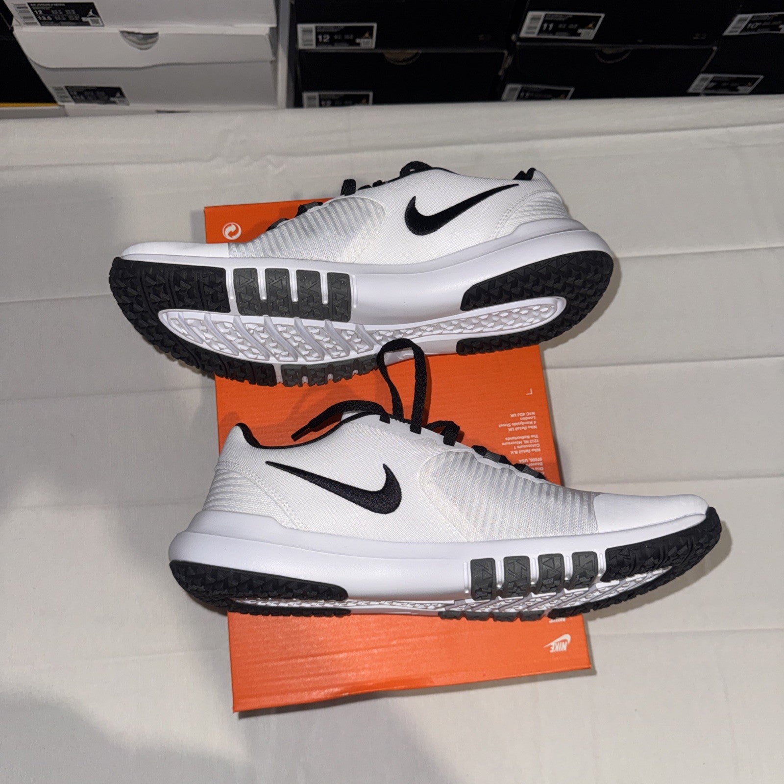 Nike Flex Control TR4 Athletic Shoes White/Black/Dark Grey, CD0197-100 SIZE 11M