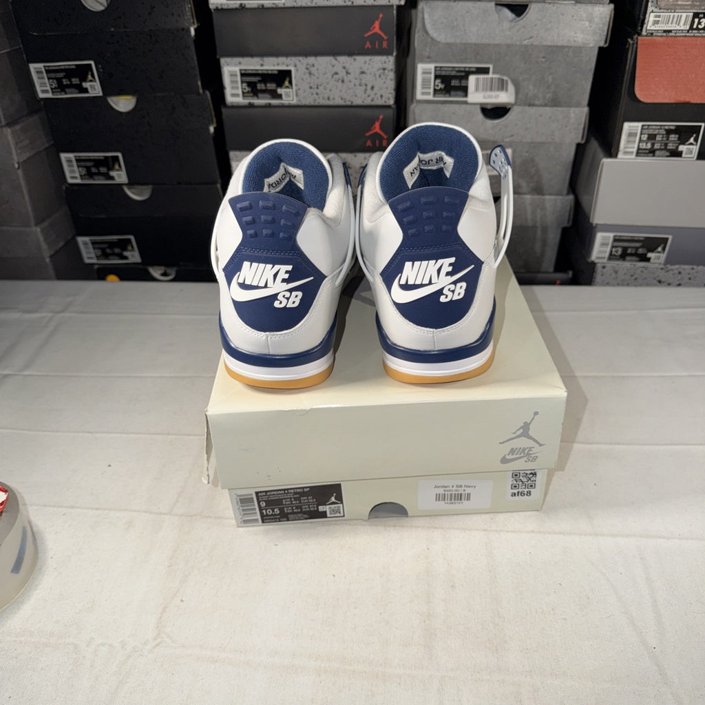 FAST SHIP! OG ALL Men's 9 Air Jordan 4 Retro SP "SB Navy" Nike DR5415-100