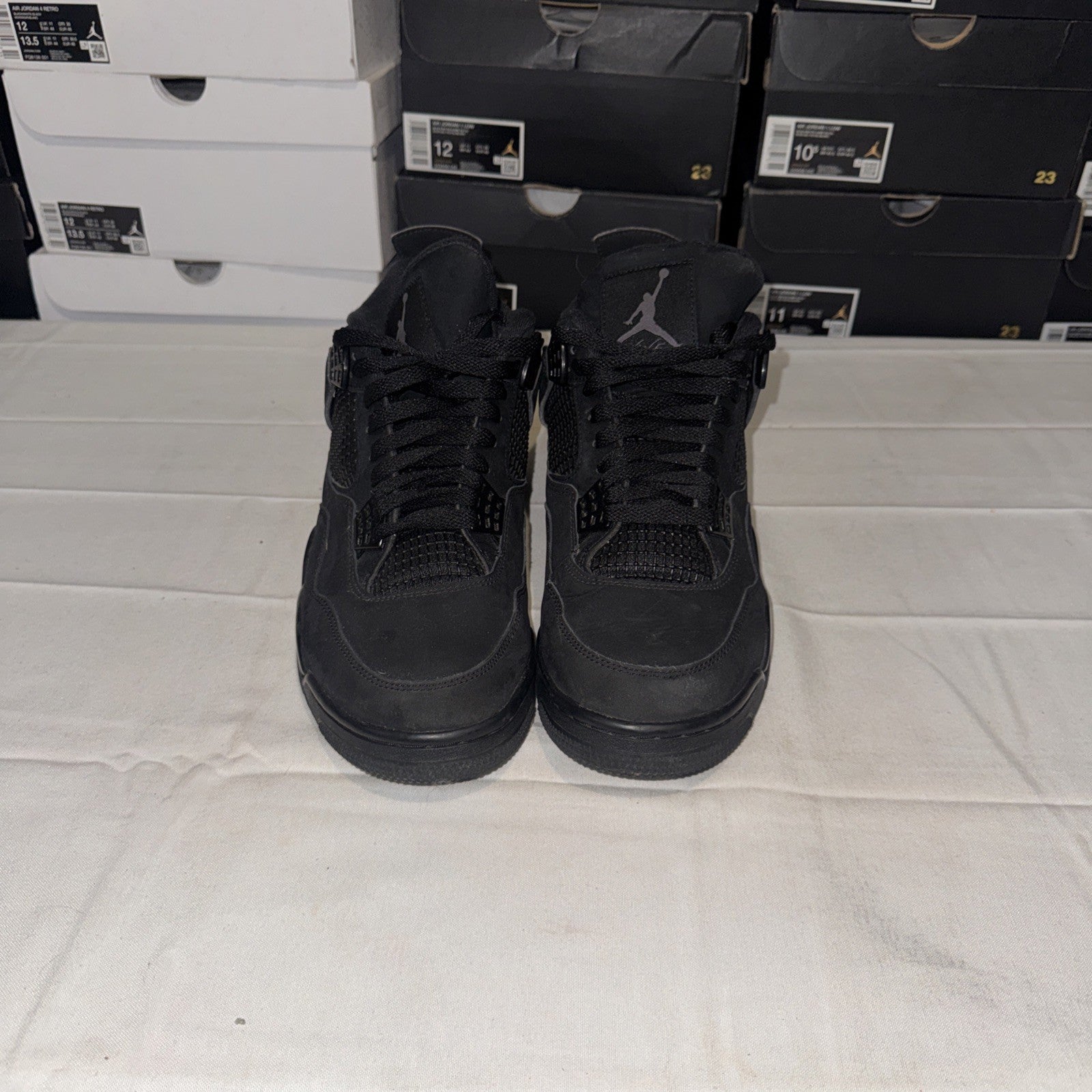 Jordan 4 Black Cat CU1110-010 Sneakers Size 10.5
