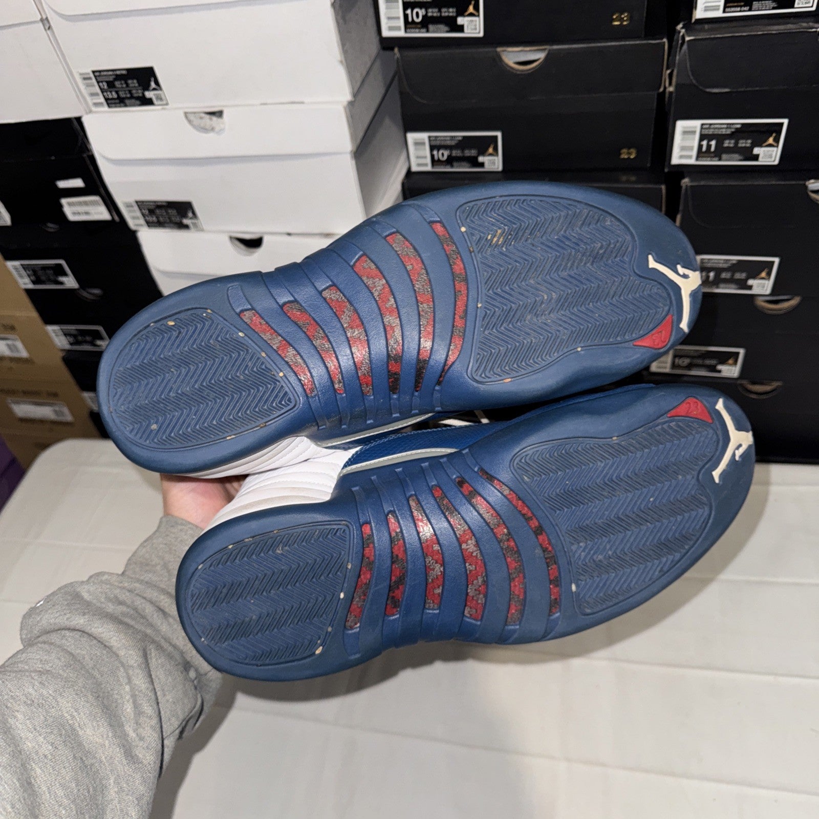 Air Jordan 12 Retro French Blue White 2016 Size 12.5 (130690-113)