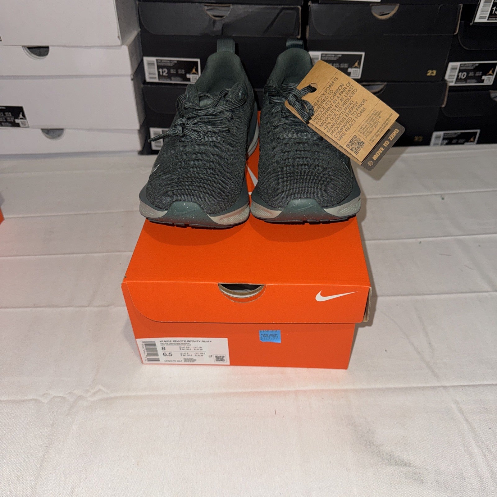 Nike ReactX Infinity Run 4 Women's Green Jade Size 8 DR2670 304