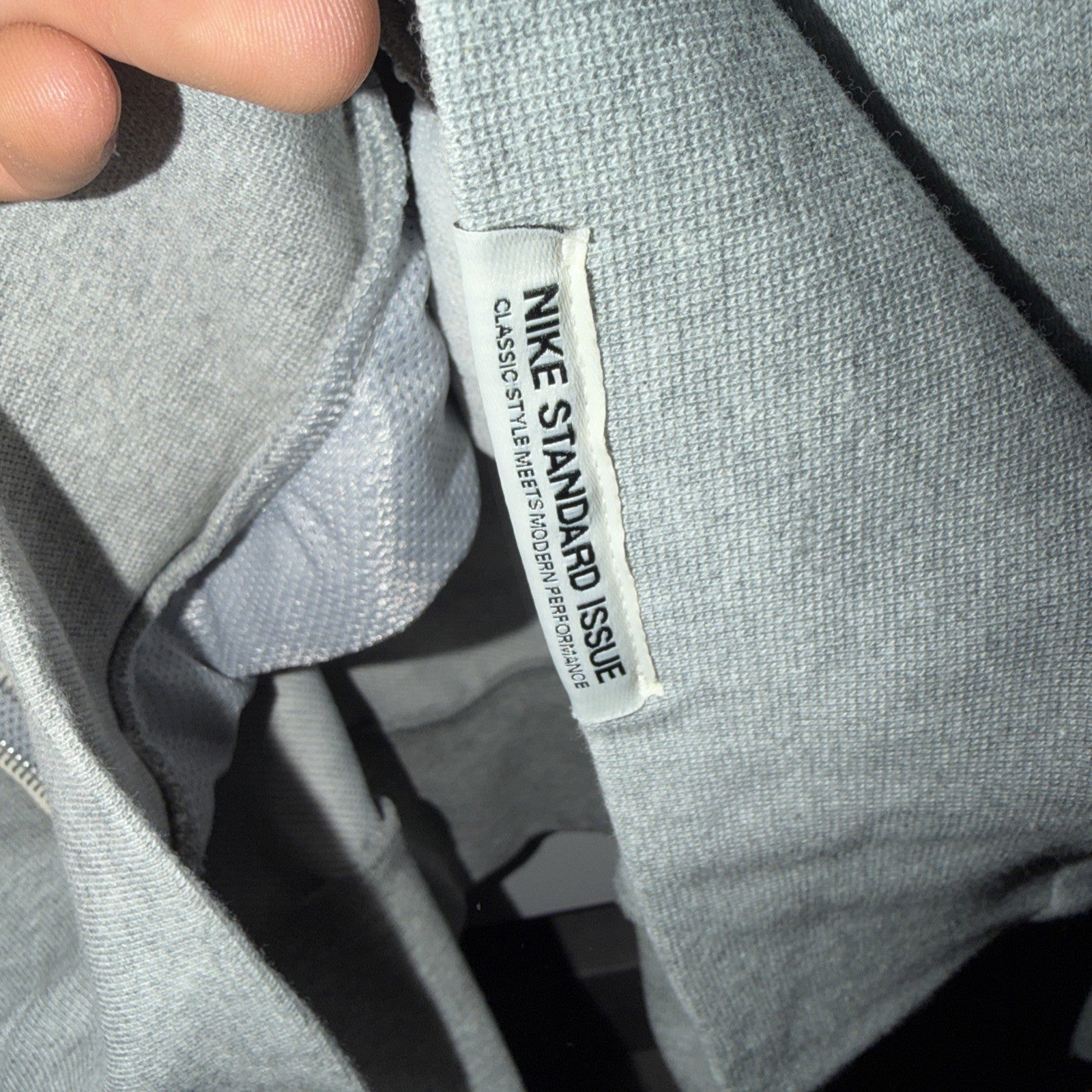 Nike Men's Dri-Fit Grey Heather Pullover Hoodie M DQ5818-063 0078