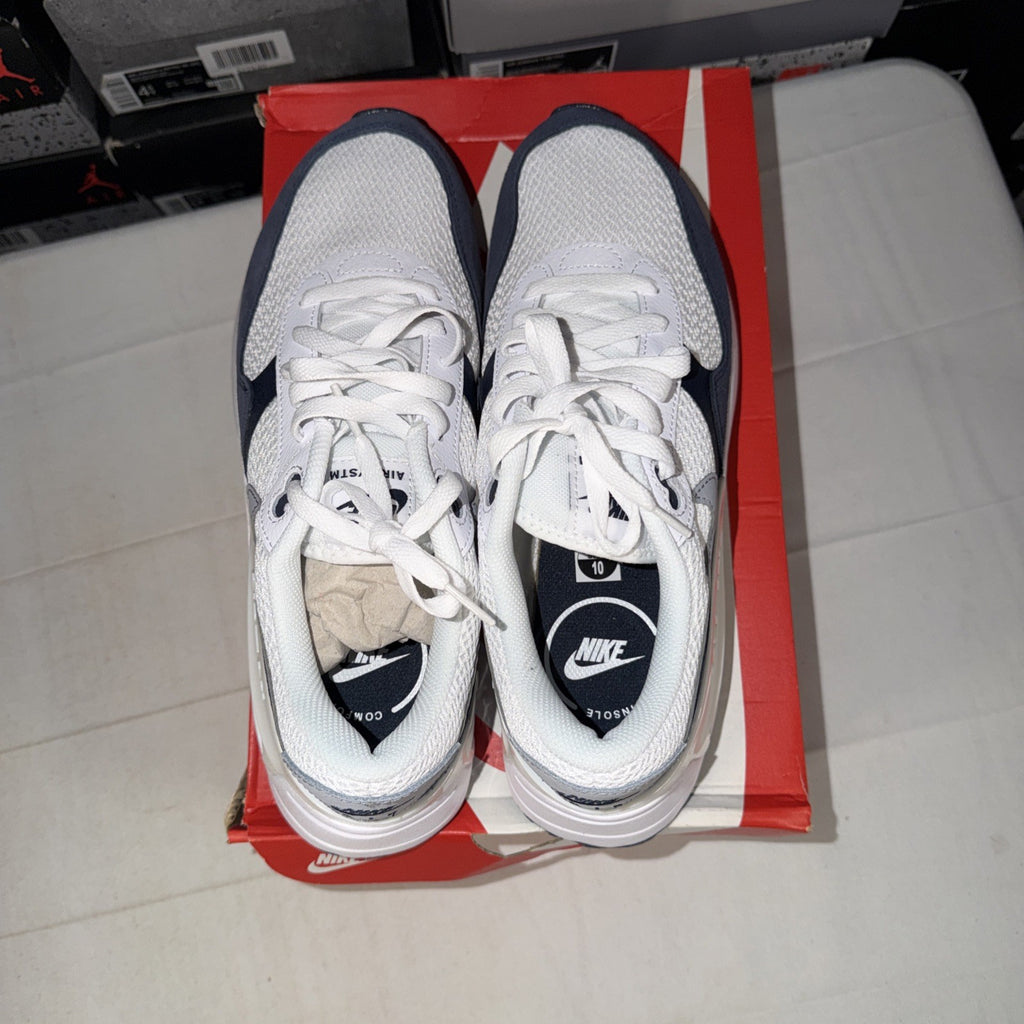 Nike Air Max SYSTM Men's Sneakers White/Grey/Obsidian, Size 10, DM9537-102