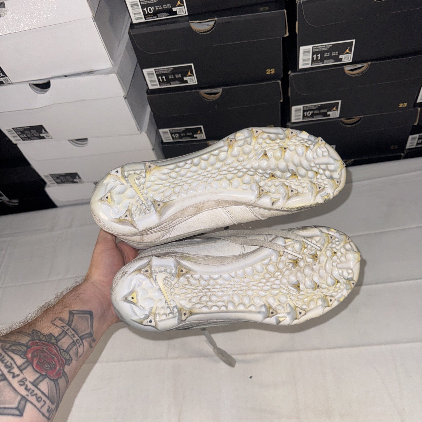 Jordan 1 Mid TD Cleat Size 10.5 FJ6805-101