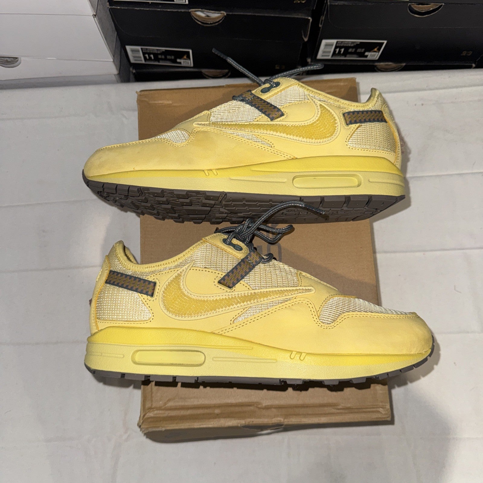 Size 11 - Nike Air Max 1 x Travis Scott Saturn Gold