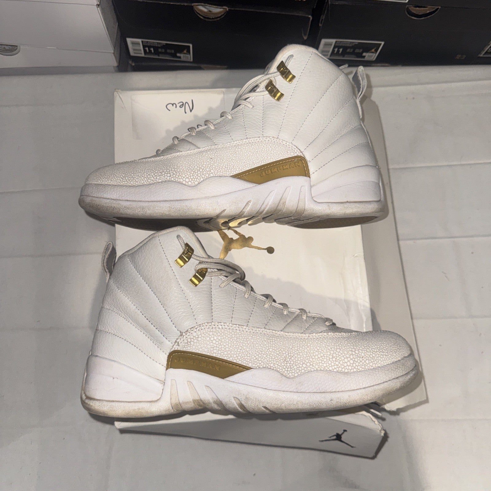 Size 8.5 - OVO x Air Jordan 12 Retro White