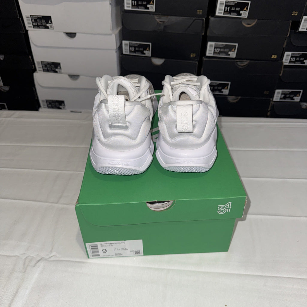 Nike Giannis Immortality 3 Men's Basketball Sneakers Size 9 White DZ7533 102