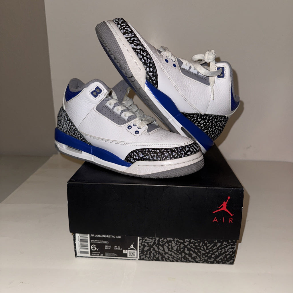 Size 6 - Nike Air Jordan 3 Retro GS Racer Blue 2021 Men's Shoes