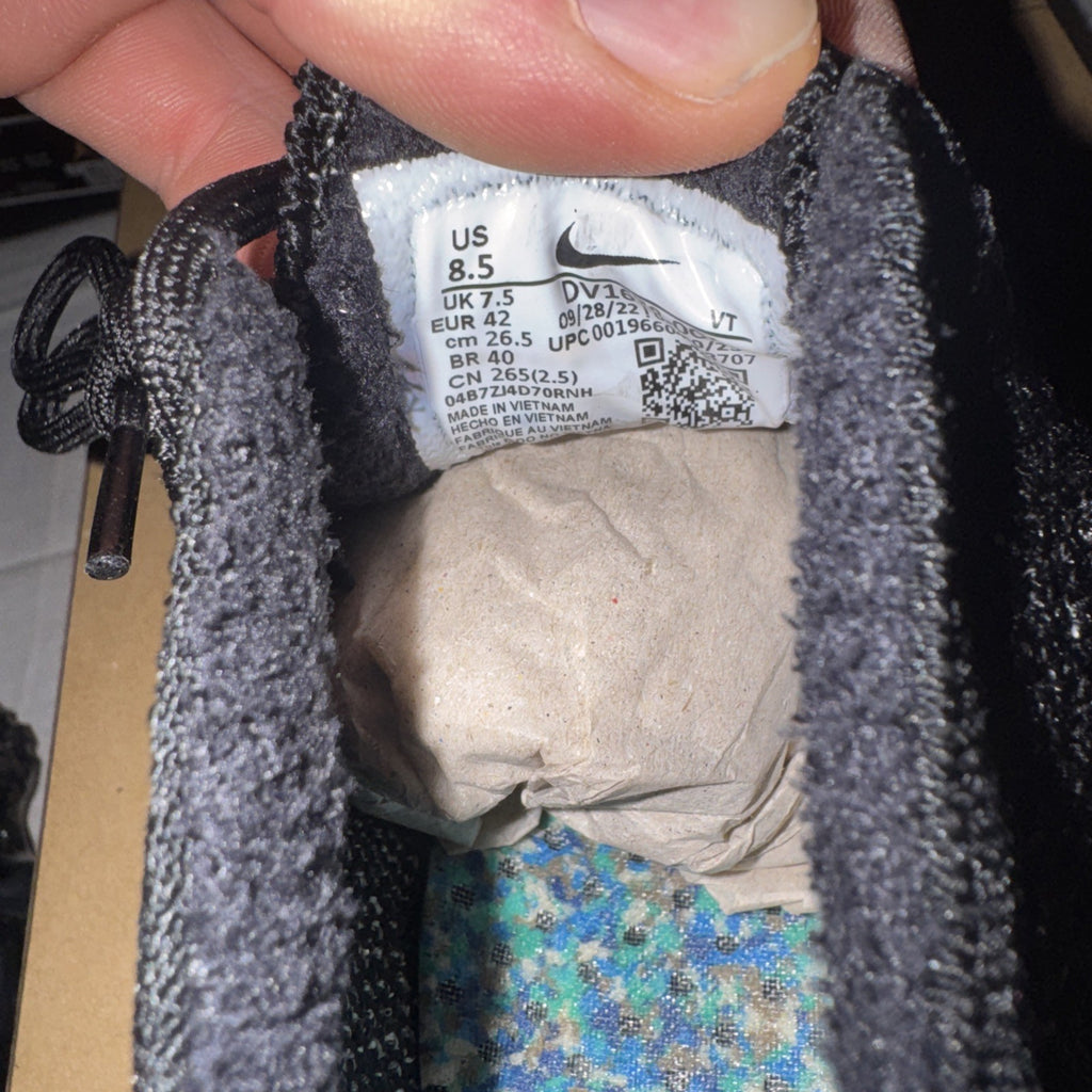 Nike Air VaporMax 2023 Men's Sneakers Black/White, Flyknit, DV1678 001 Size 8.5