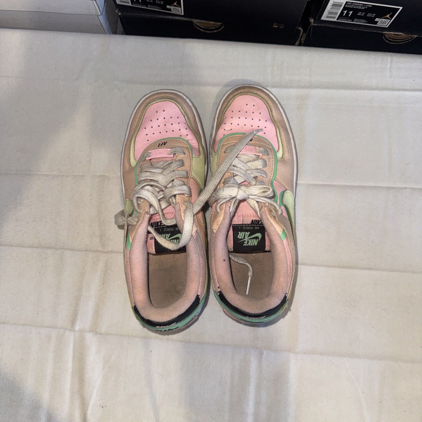 Nike Air Force 1 Shadow Arctic Punch Barely Volt Women's Size 8 CU8591-601