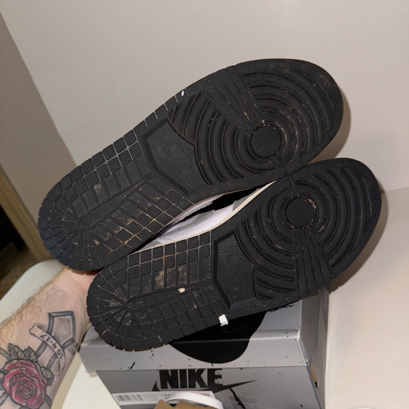 Jordan 1 Retro High OG Washed Black (DZ5485-051) Size 10.5