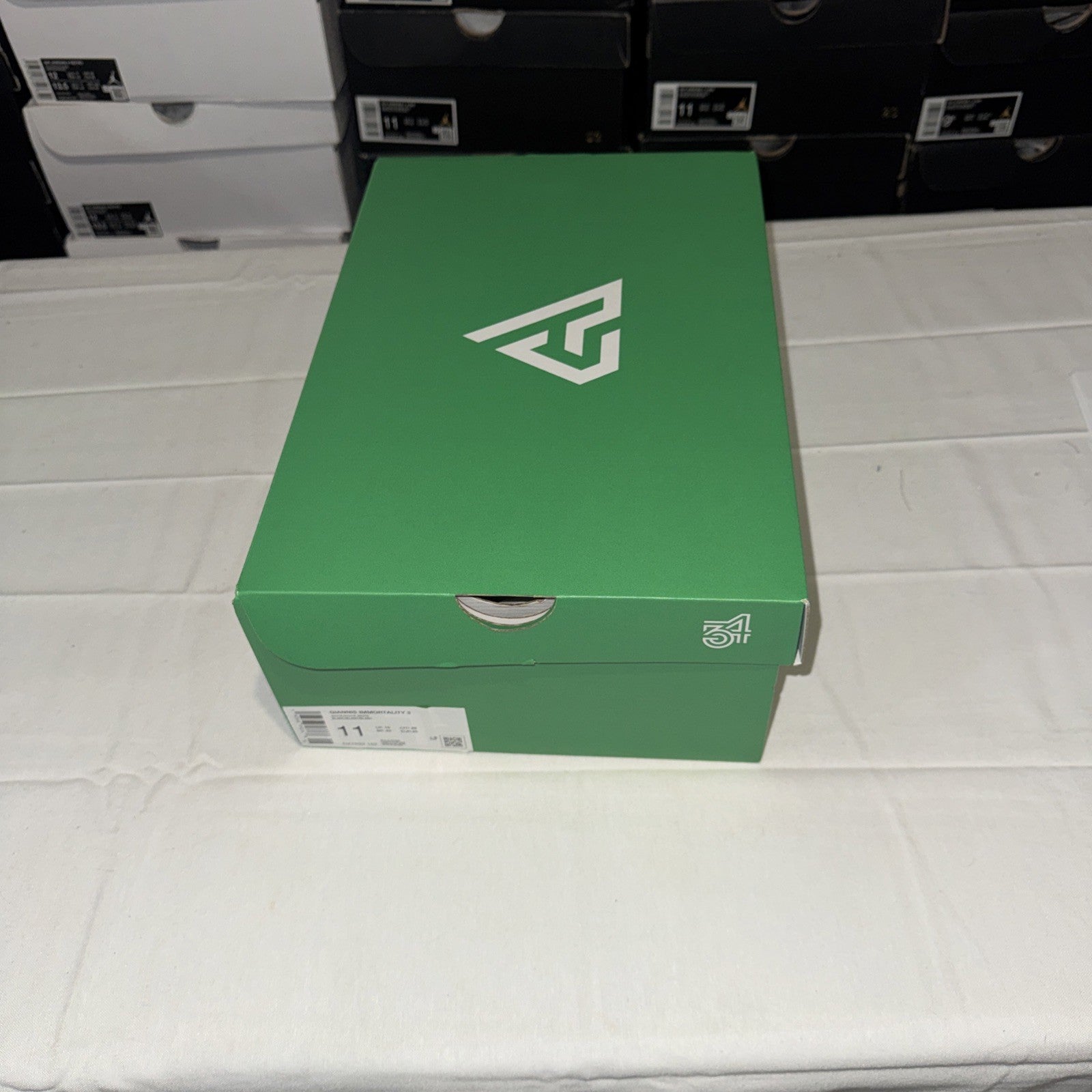 Nike Giannis Immortality 3 Men's Sneakers Triple White, Size 11, DZ7533-102