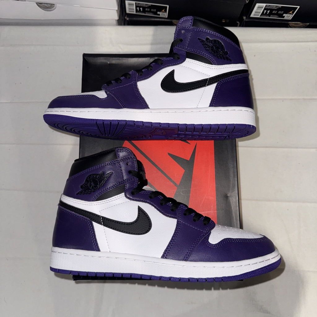 Size 10 - Jordan 1 Retro OG High Court Purple 2.0