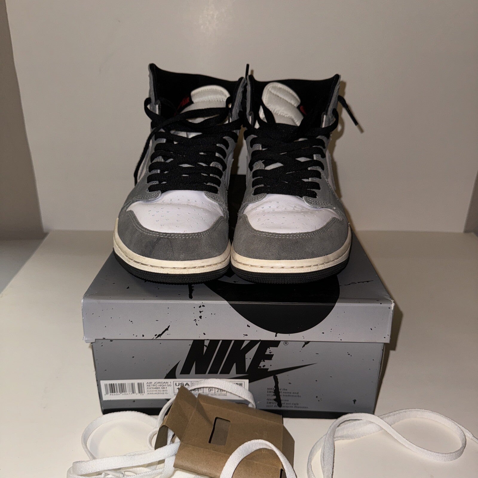 Jordan 1 Retro High OG Washed Black (DZ5485-051) Size 10.5