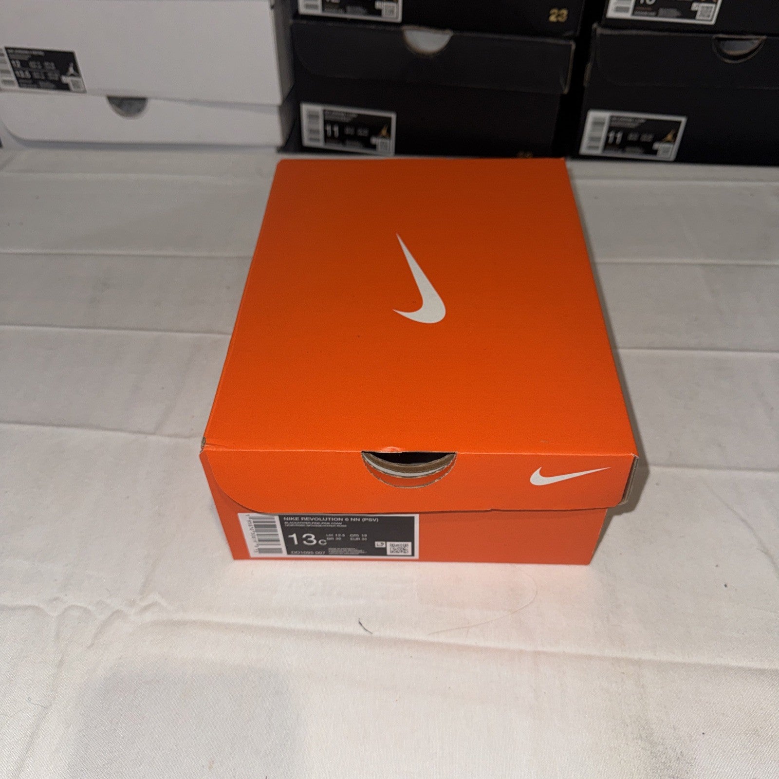 Nike Revolution 6 Black Hyper Pink Running Shoes Size 13C, DD1095-007