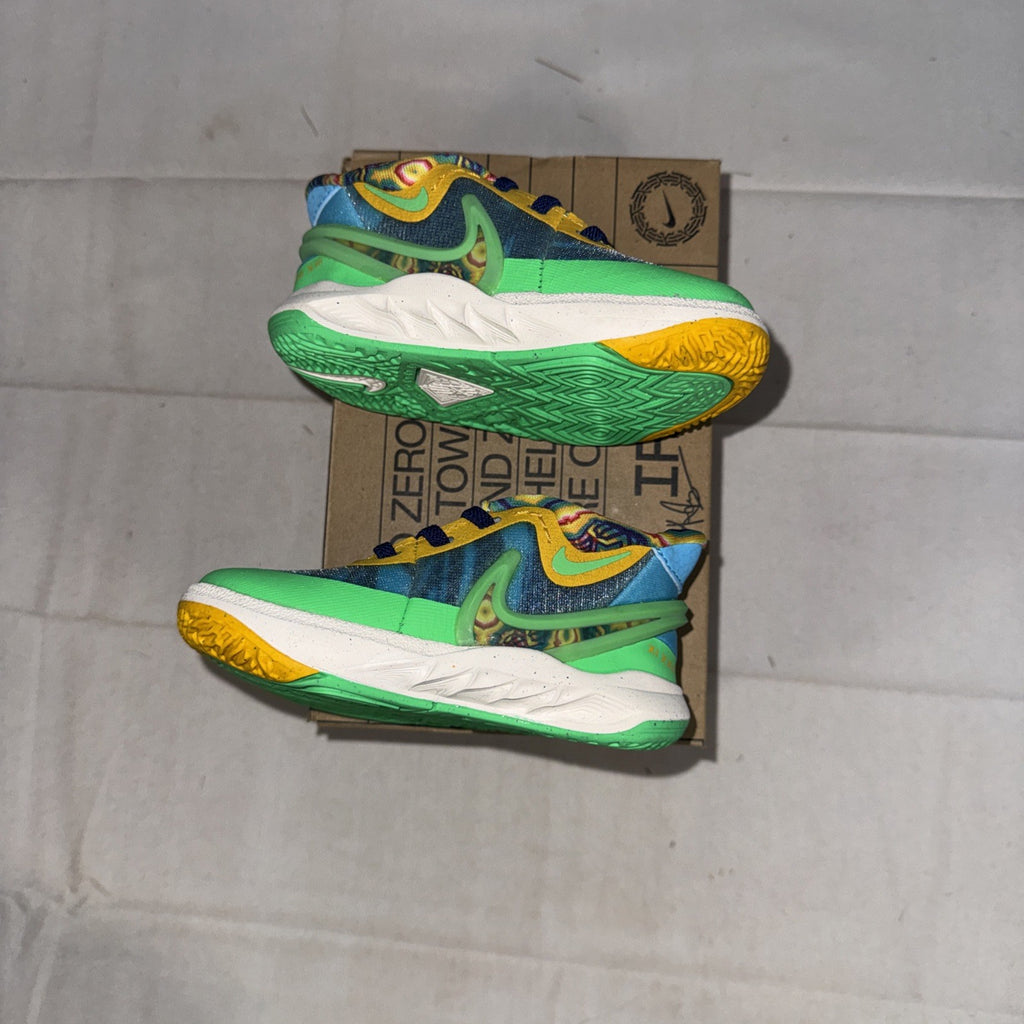 Nike Shoes Boy Size 5c Todder Kyrie 8 SE TD Baltic Blue Green Basketball sneaker