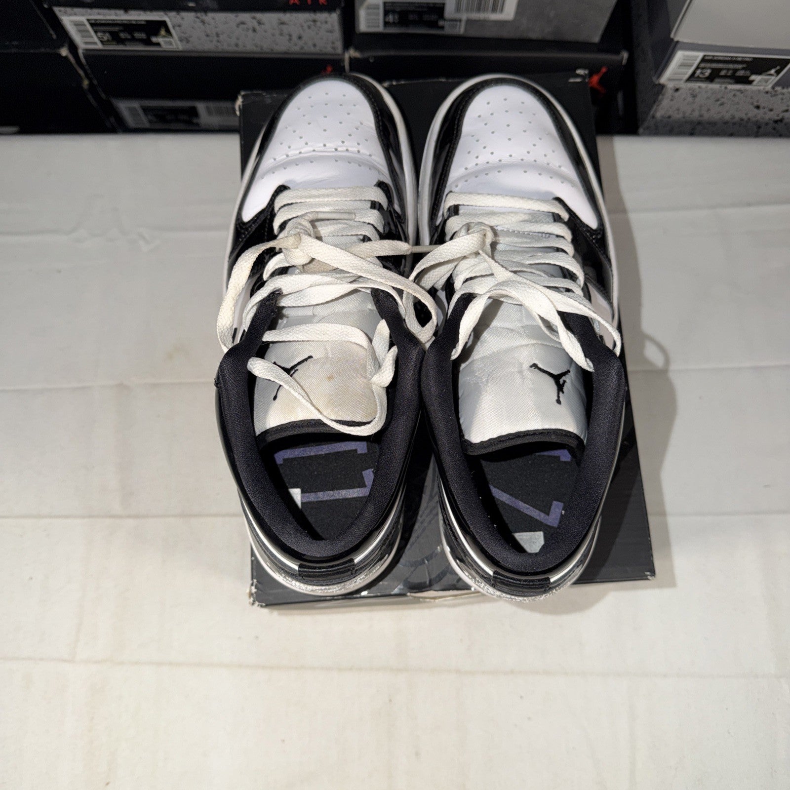 Size 8.5 Mens- Nike Air Jordan 1 Low SE Concord Men's Shoes - DV1309 100- No Box