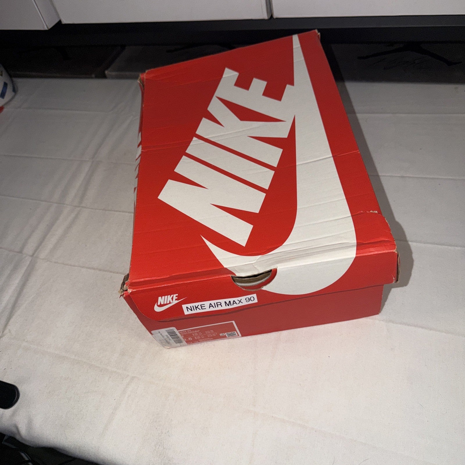 Nike Air Max 90 Size 12 White/Photo Blue/Pure Platinum/Black FN6958-102