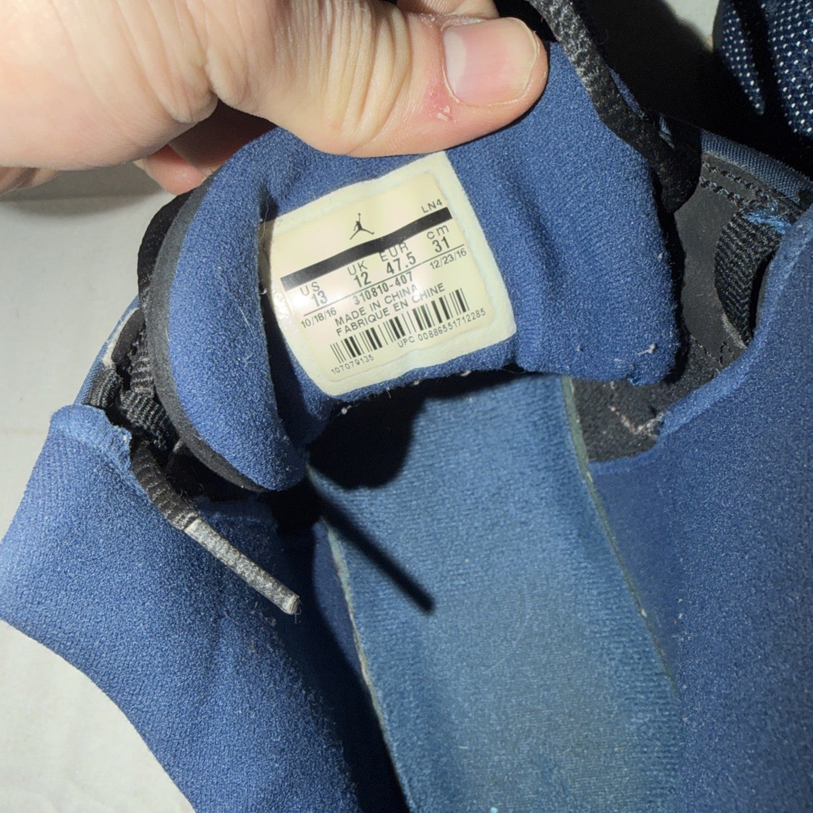 Nike Air Jordan XIII 2017 Retro Low Navy Brave Blue Black White 310810-407