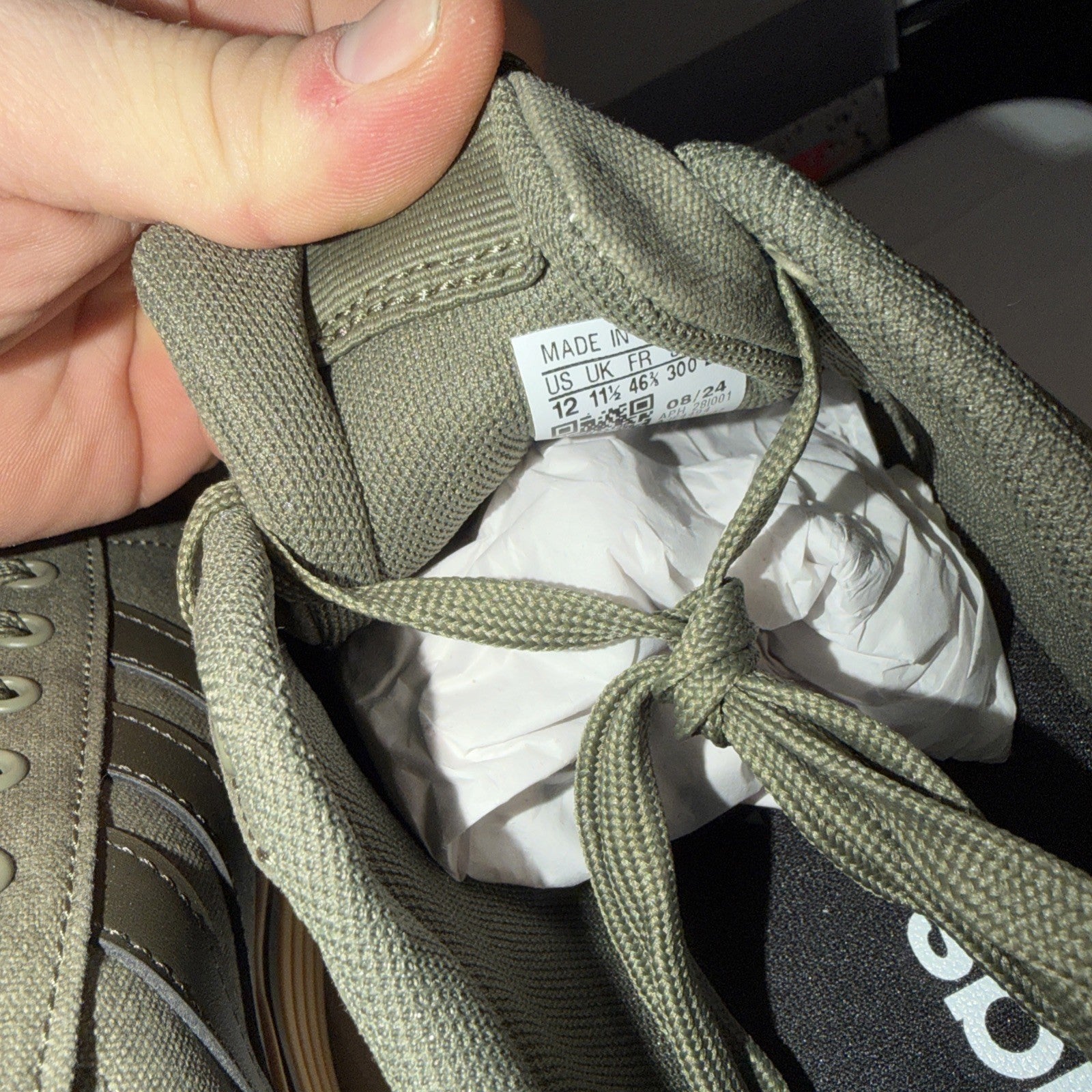 adidas Daily 4.0 Skateboarding Shoes Olive Green, Gum, Size 12 US IF4494