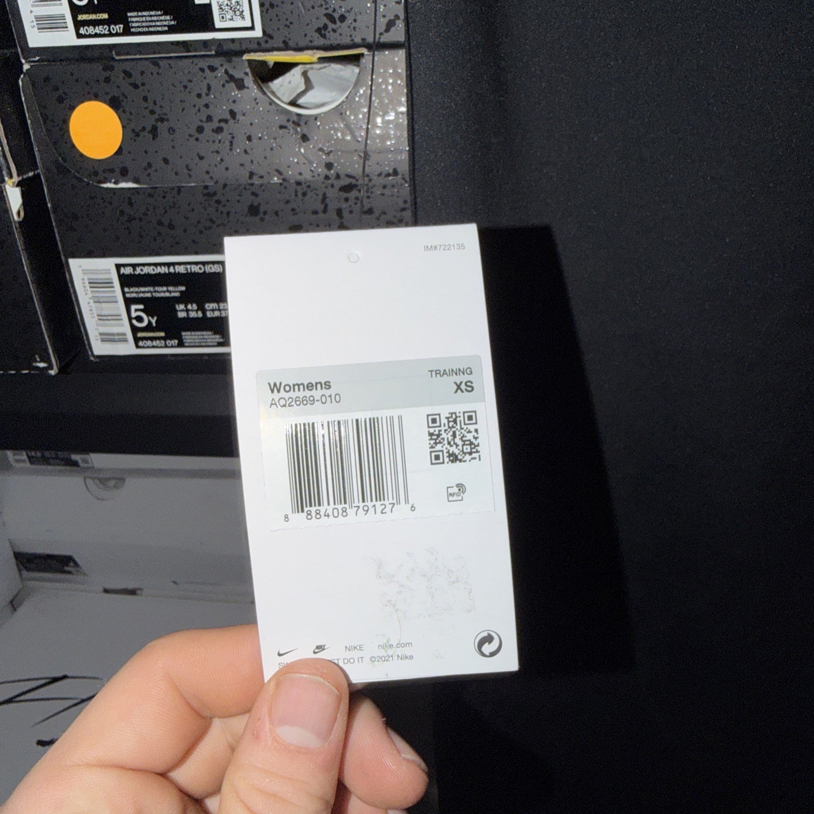 Nike Power Classic Gym Pants Women's Size XS Black Solid Polyester Pull On 0186