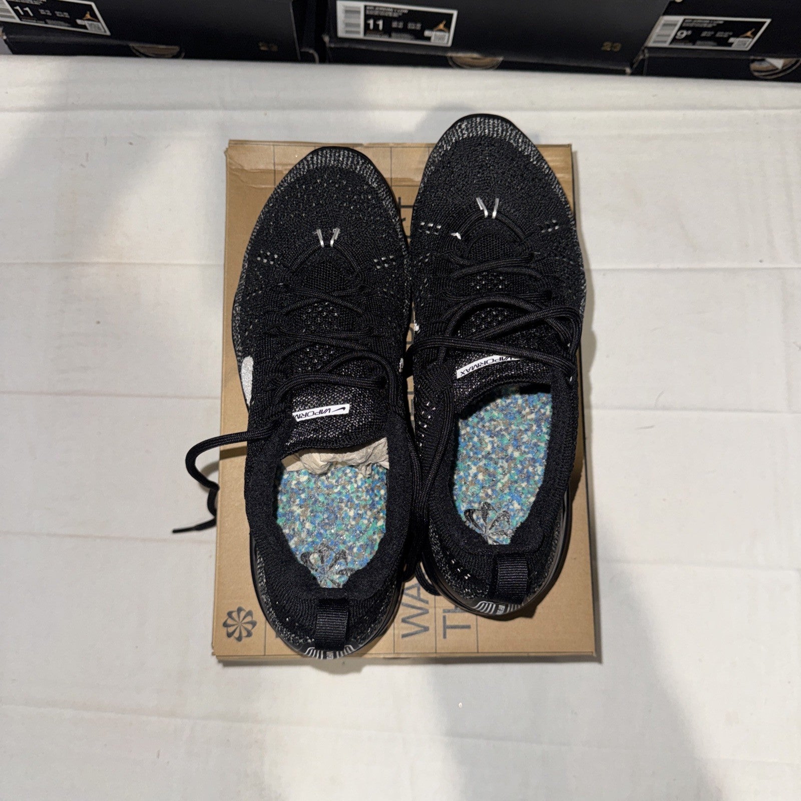 Nike Air VaporMax 2023 Men's Sneakers Black/White, Flyknit, DV1678 001 Size 7