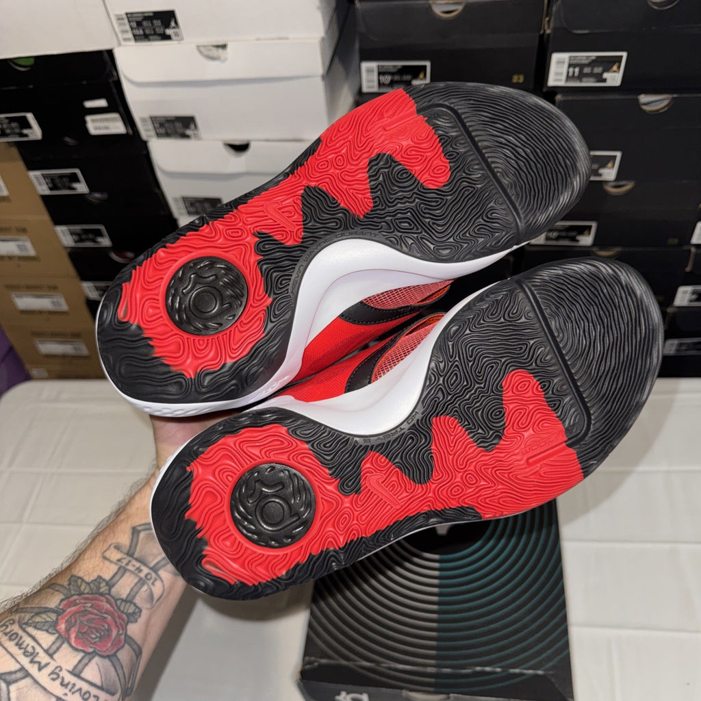 Nike KD Trey 5 x DD9538-006 University Red Black Sneakers, Size 12 US