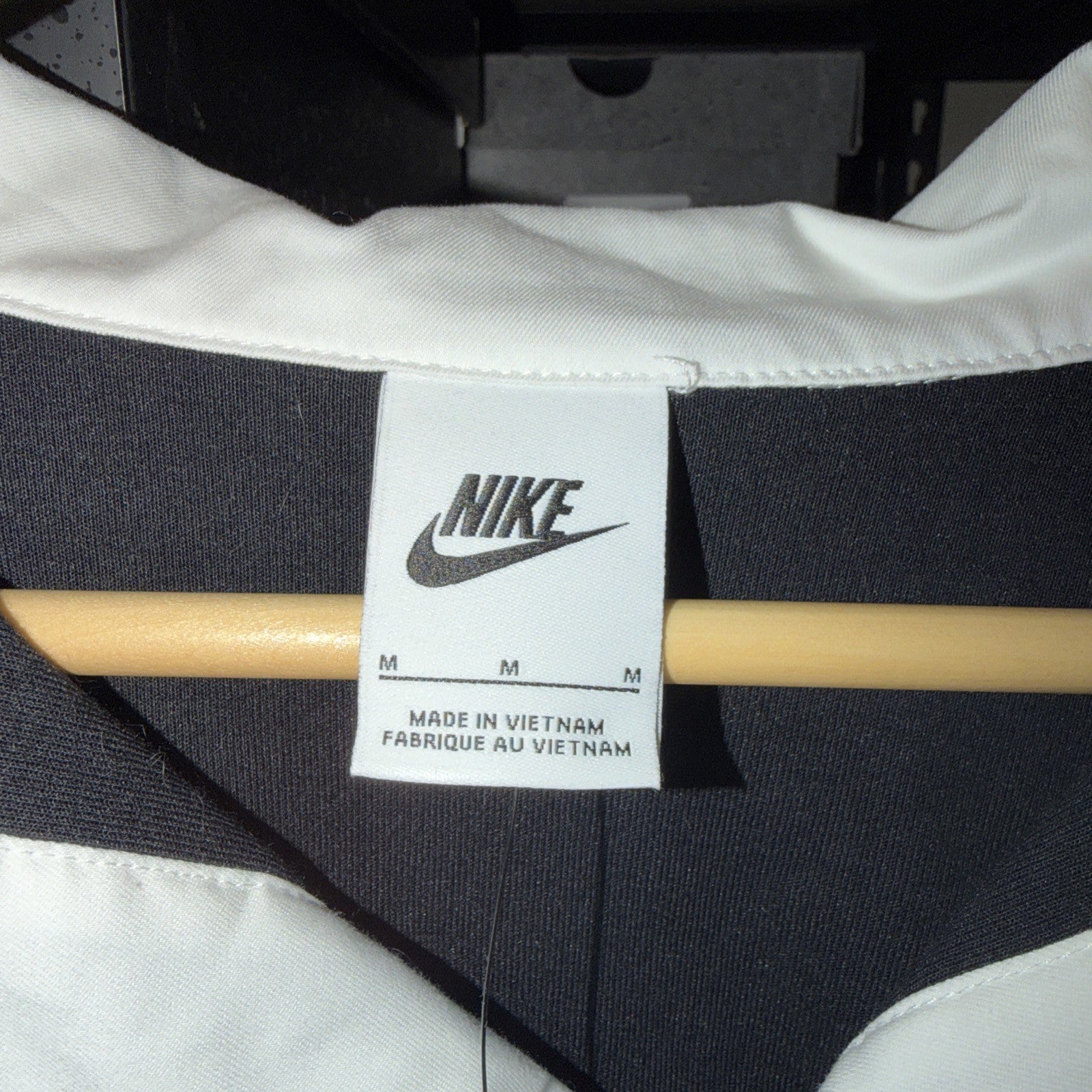 Nike Women's Essential Black/White Oversized Long-Sleeve Polo (FB8720-010) 0082