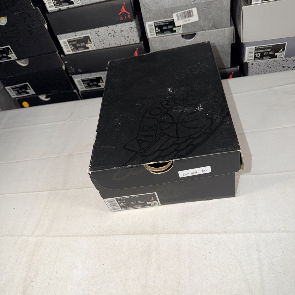 Size 8.5 Mens- Nike Air Jordan 1 Low SE Concord Men's Shoes - DV1309 100- No Box