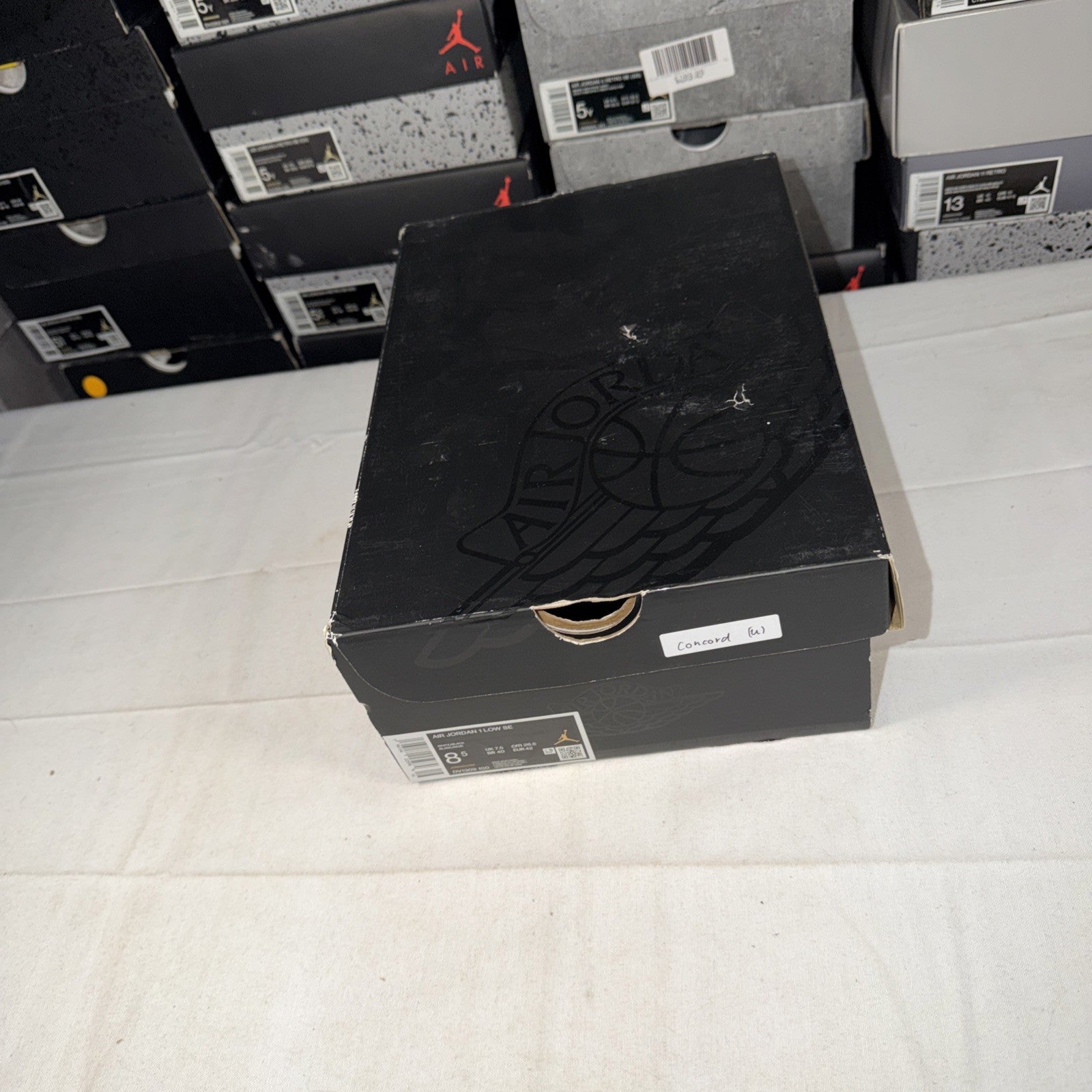 Size 8.5 Mens- Nike Air Jordan 1 Low SE Concord Men's Shoes - DV1309 100- No Box