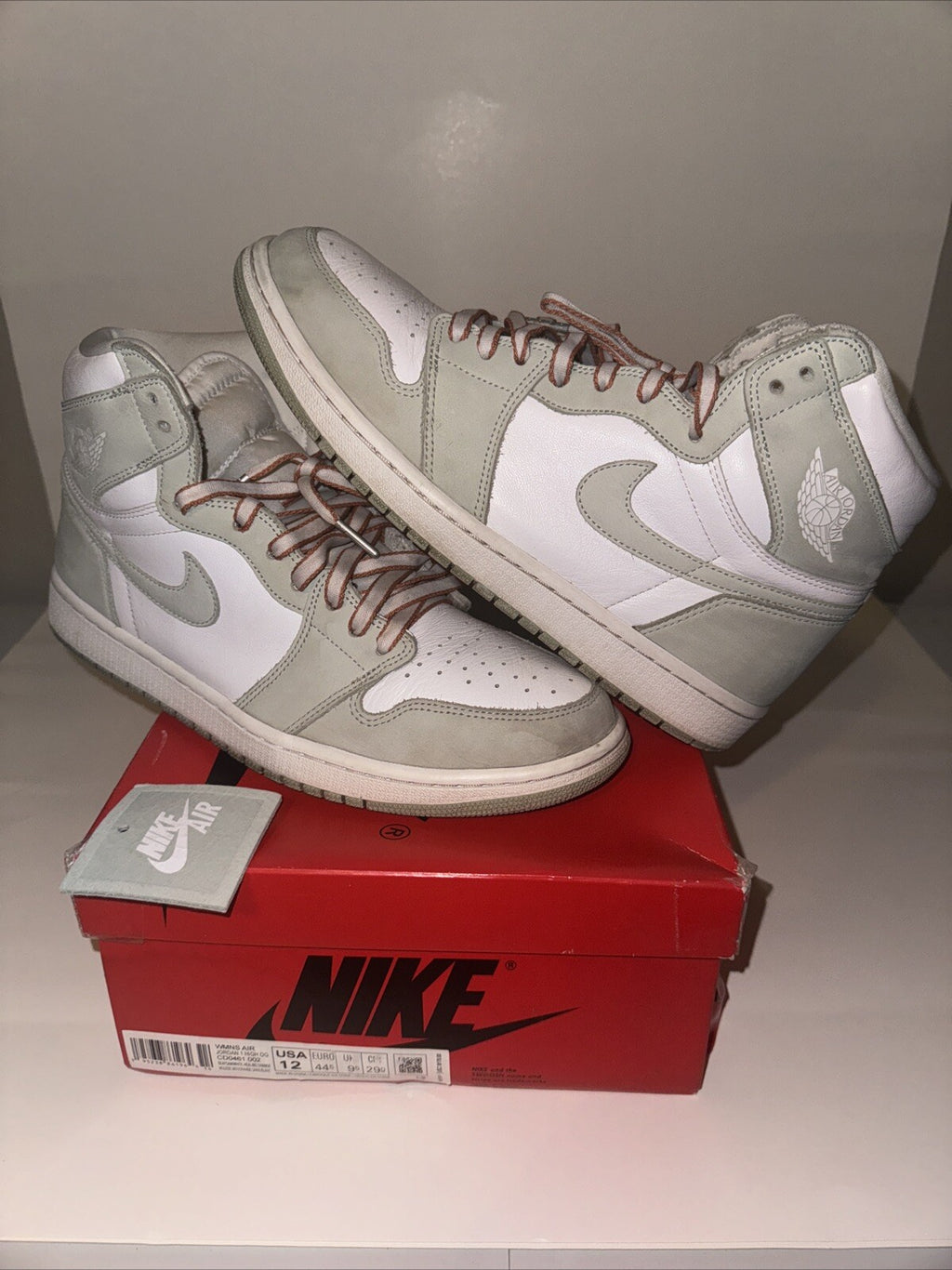 Size 12 - Air Jordan 1 Retro OG High Seafoam W