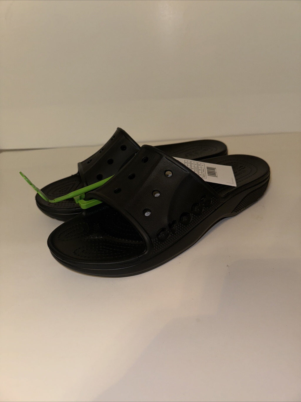 12M 14W Crocs Sandals Baya II Slides Waterproof Shoes Black