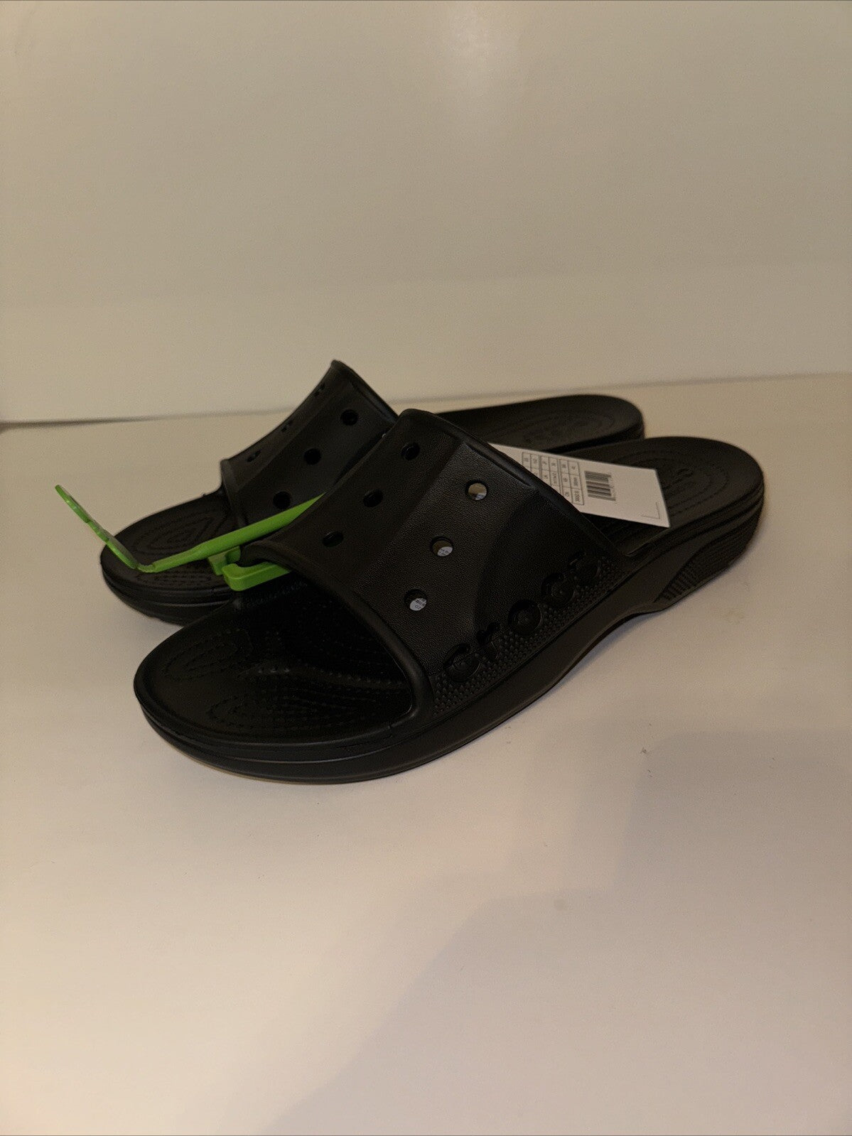 12M 14W Crocs Sandals Baya II Slides Waterproof Shoes Black
