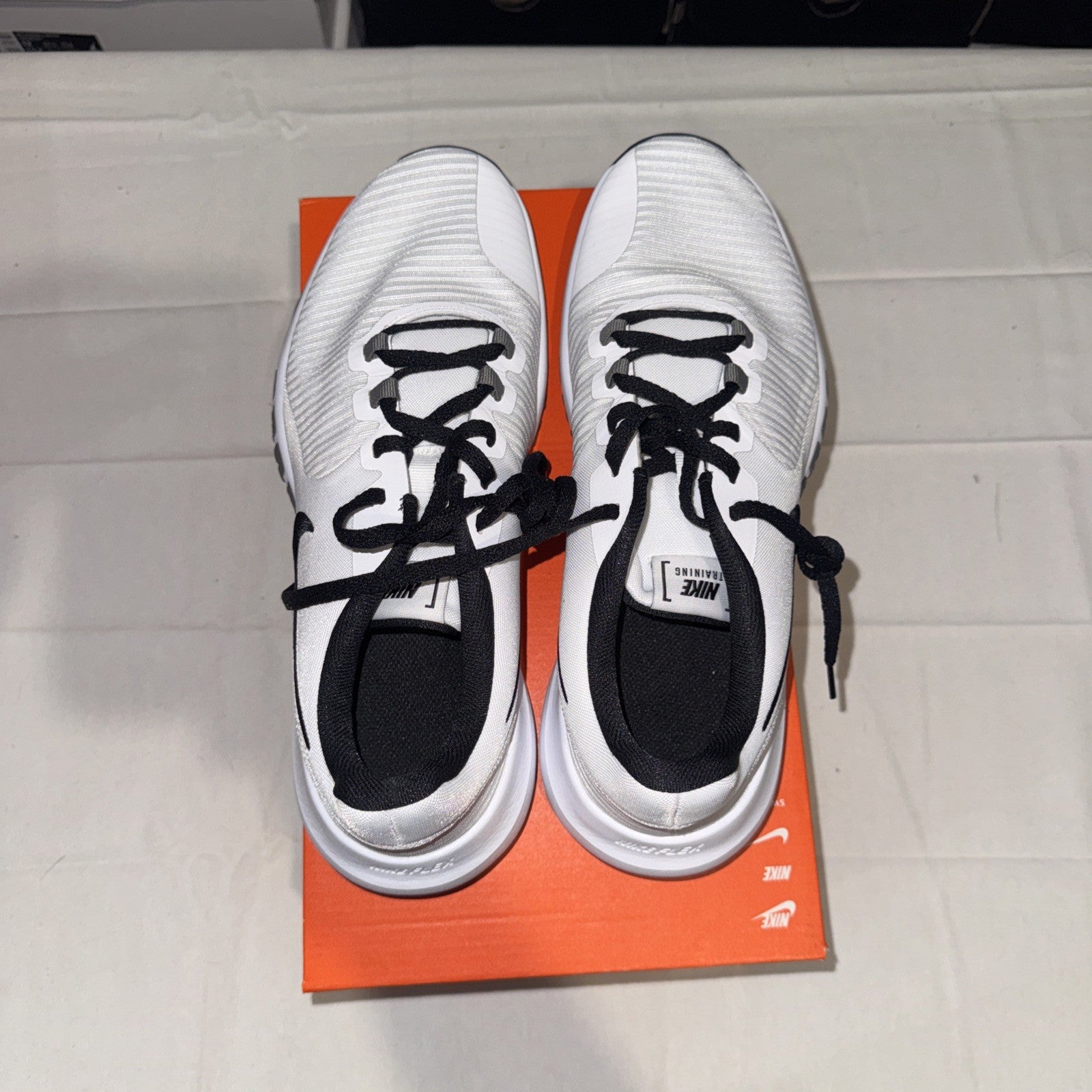 Nike Flex Control TR4 Athletic Shoes White/Black/Dark Grey, CD0197-100 Size 9.5