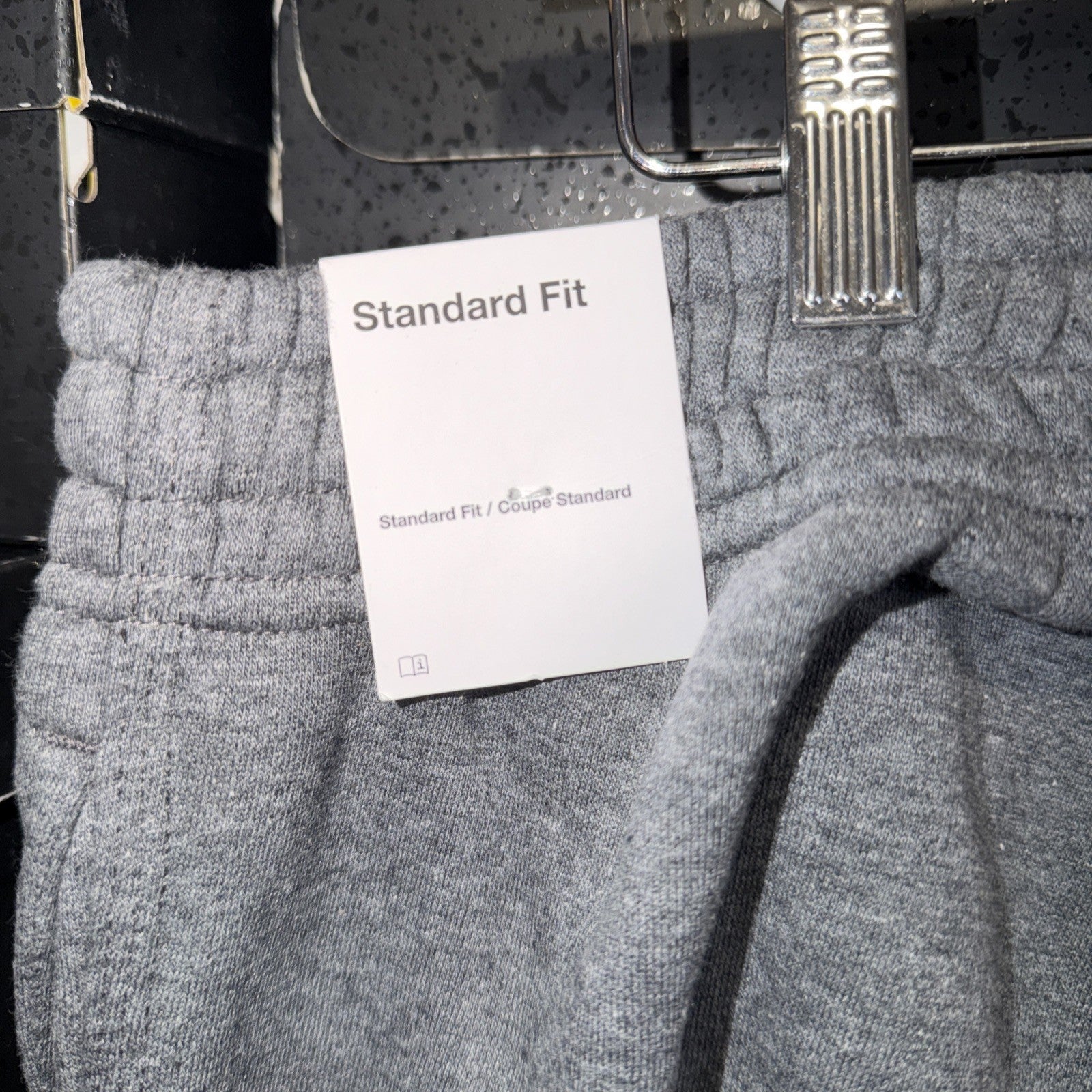 Nike Men's Sweatpants Gray Fleece Joggers Size Large L Athletic Wide Leg 0088