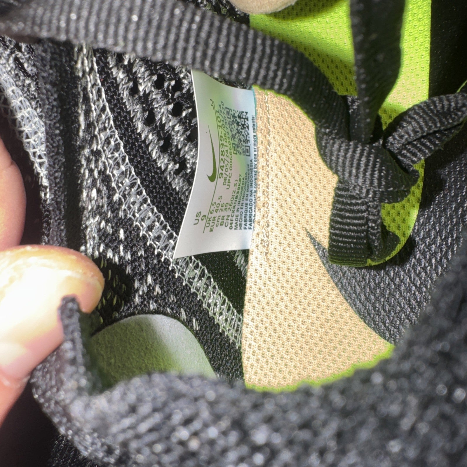 Nike Free RN Flyknit Women's Running Shoes Size 9 942839-101