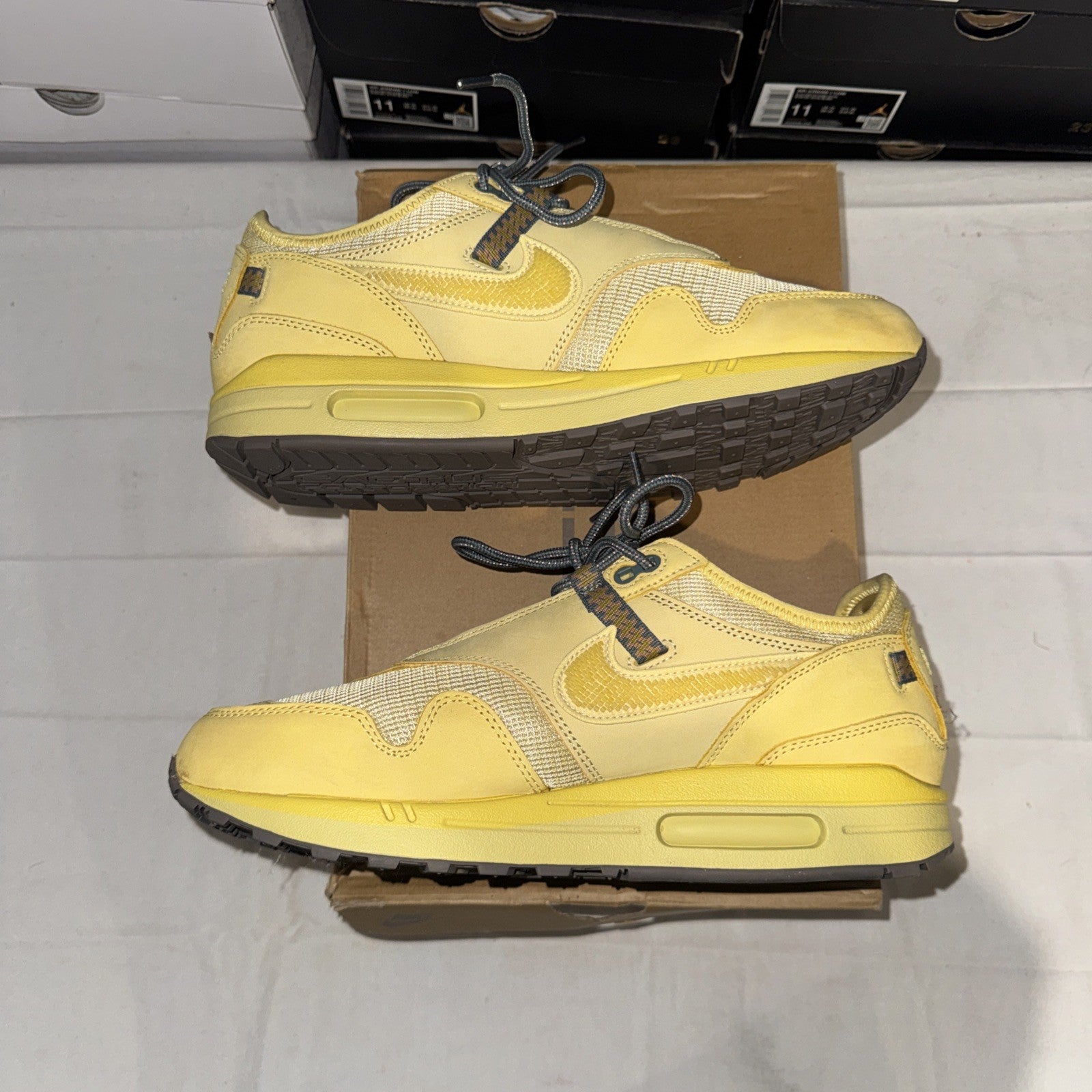 Size 11 - Nike Air Max 1 x Travis Scott Saturn Gold