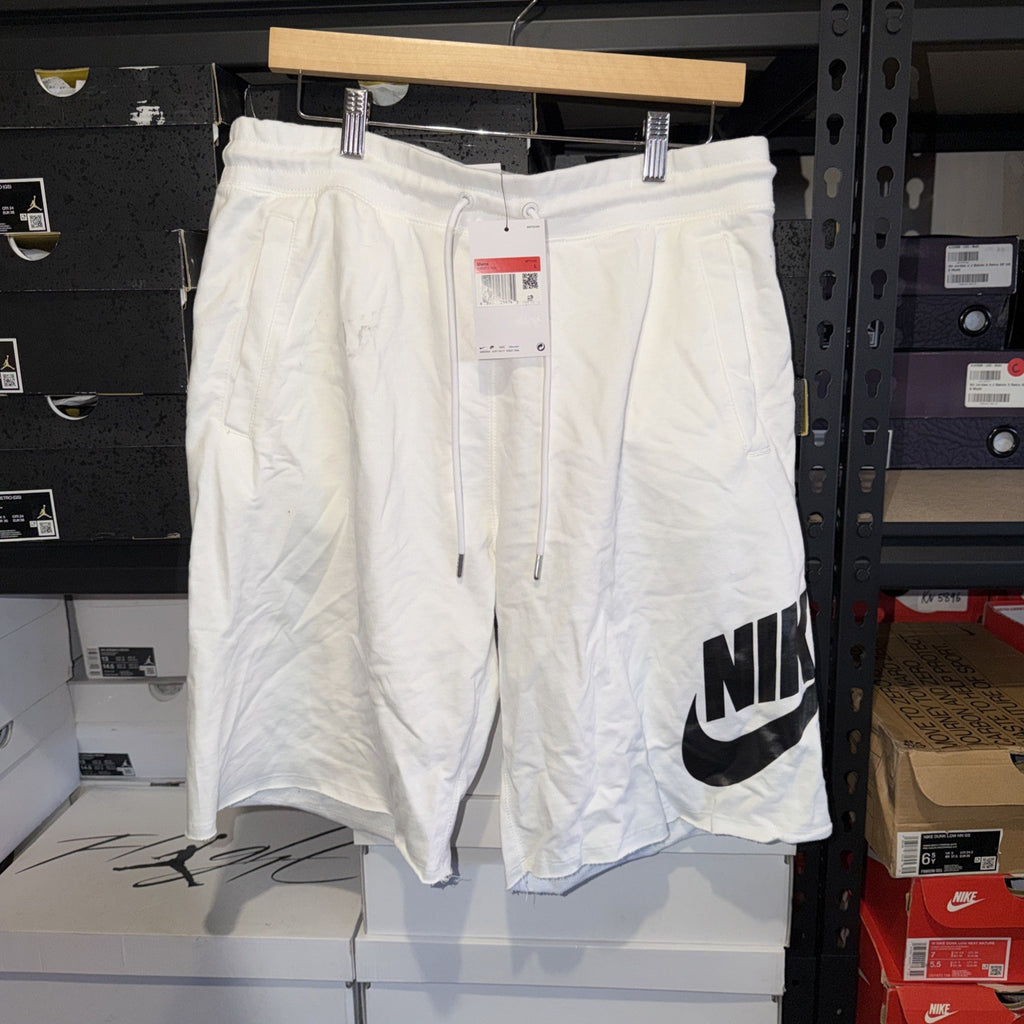 Nike Shorts White Black Large Mens 836277-100 0083
