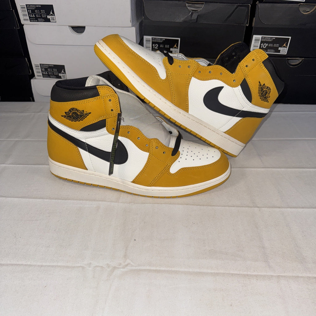 Jordan 1 Retro High Size 12.5 Yellow Ochre, DZ5485-701