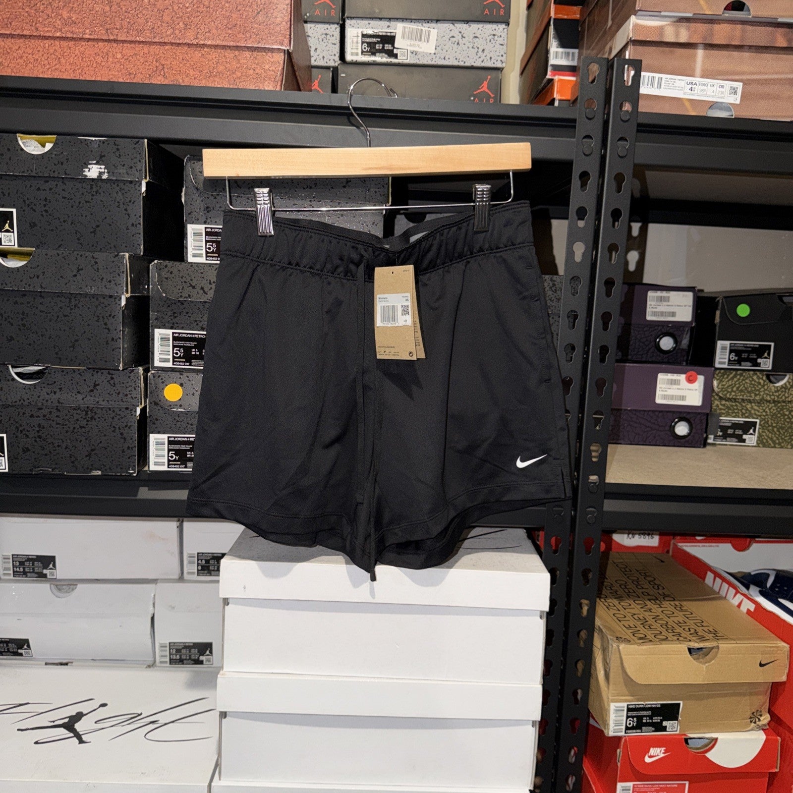 Nike Dri-Fit Training Sport Shorts Women’s Size XS Black Drawstring 0213