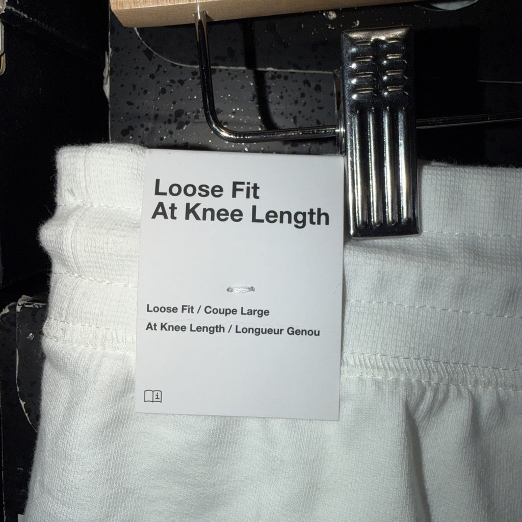 Nike Shorts White Black Large Mens 836277-100 0083