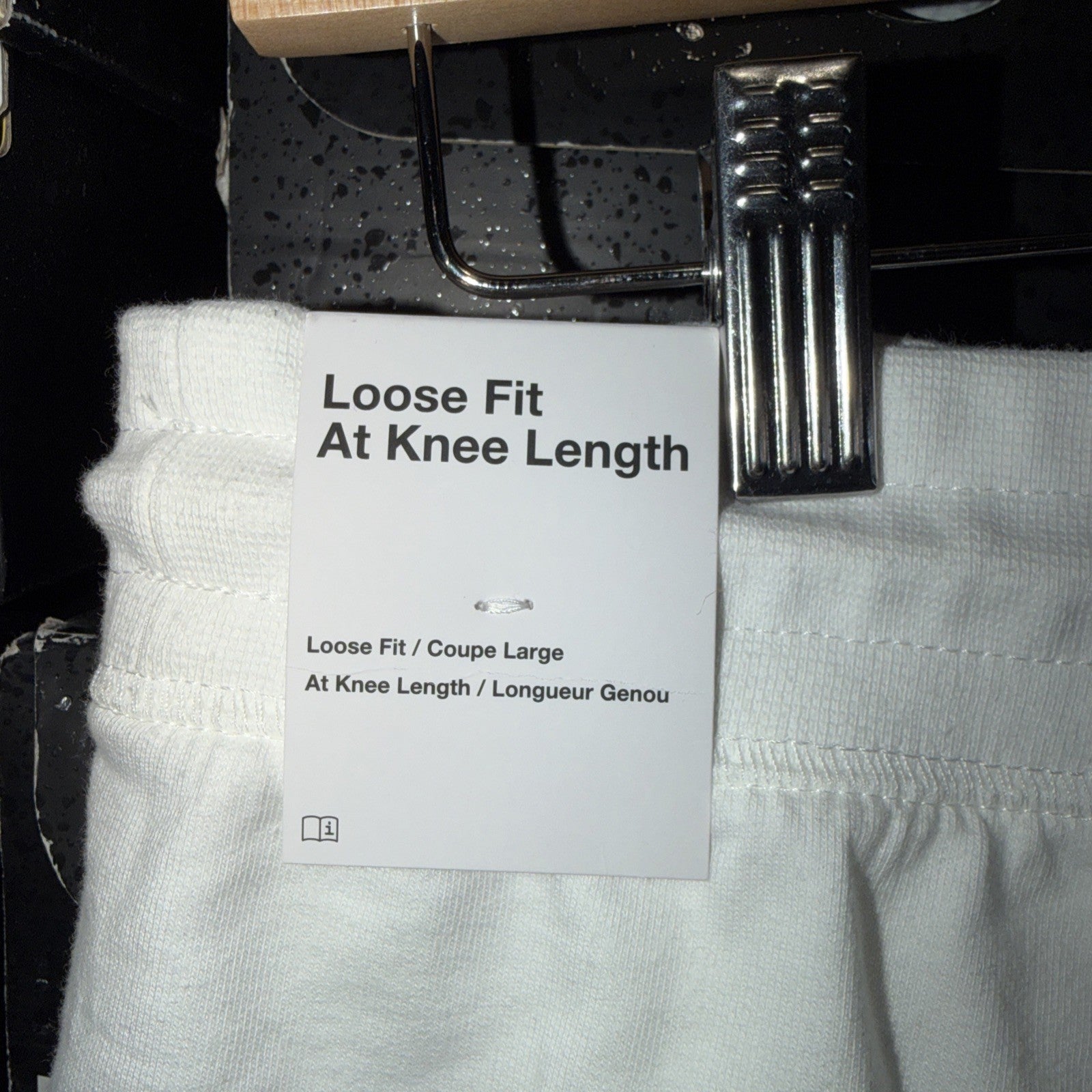 Nike Shorts White Black Large Mens 836277-100 0083