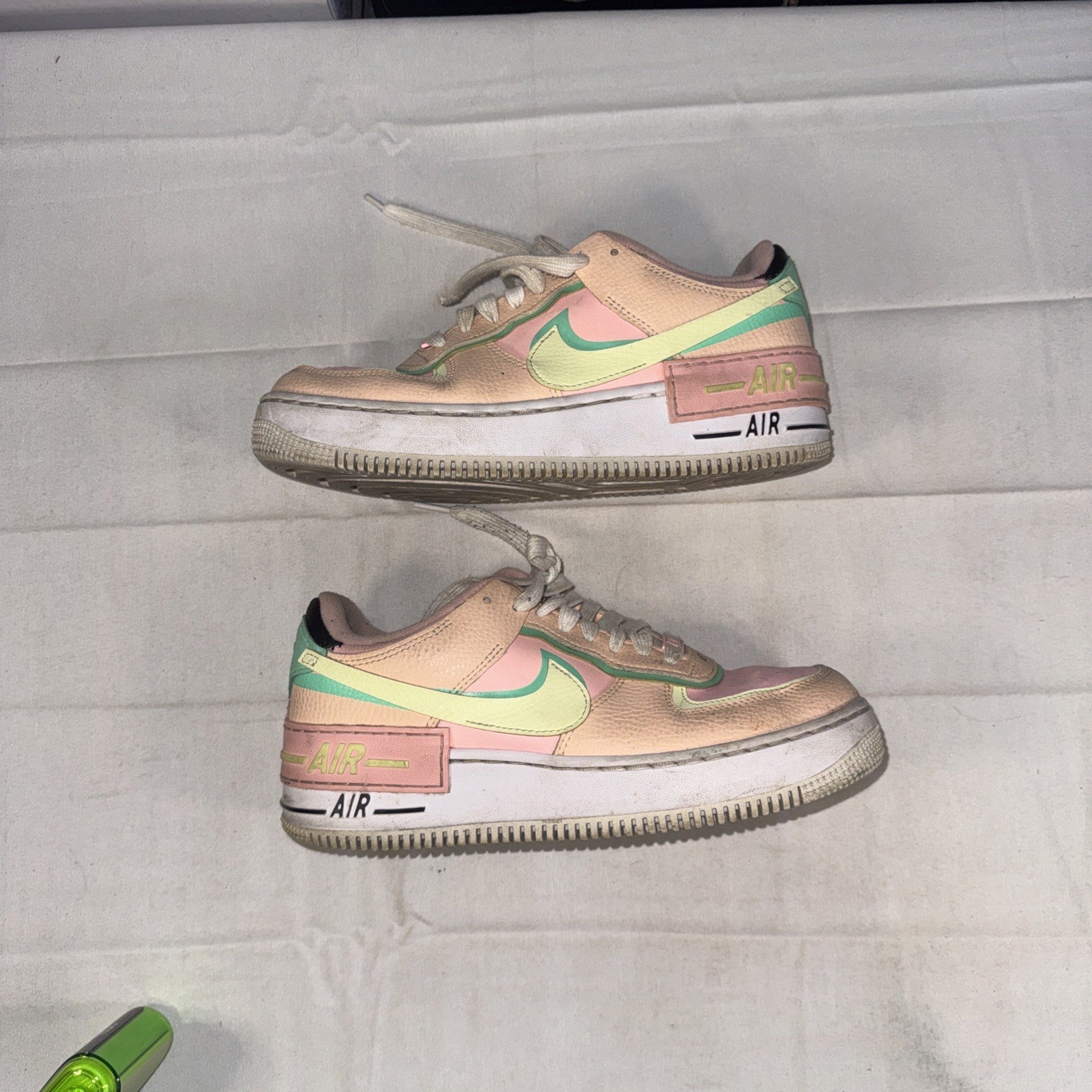 Nike Air Force 1 Shadow Arctic Punch Barely Volt Women's Size 8 CU8591-601