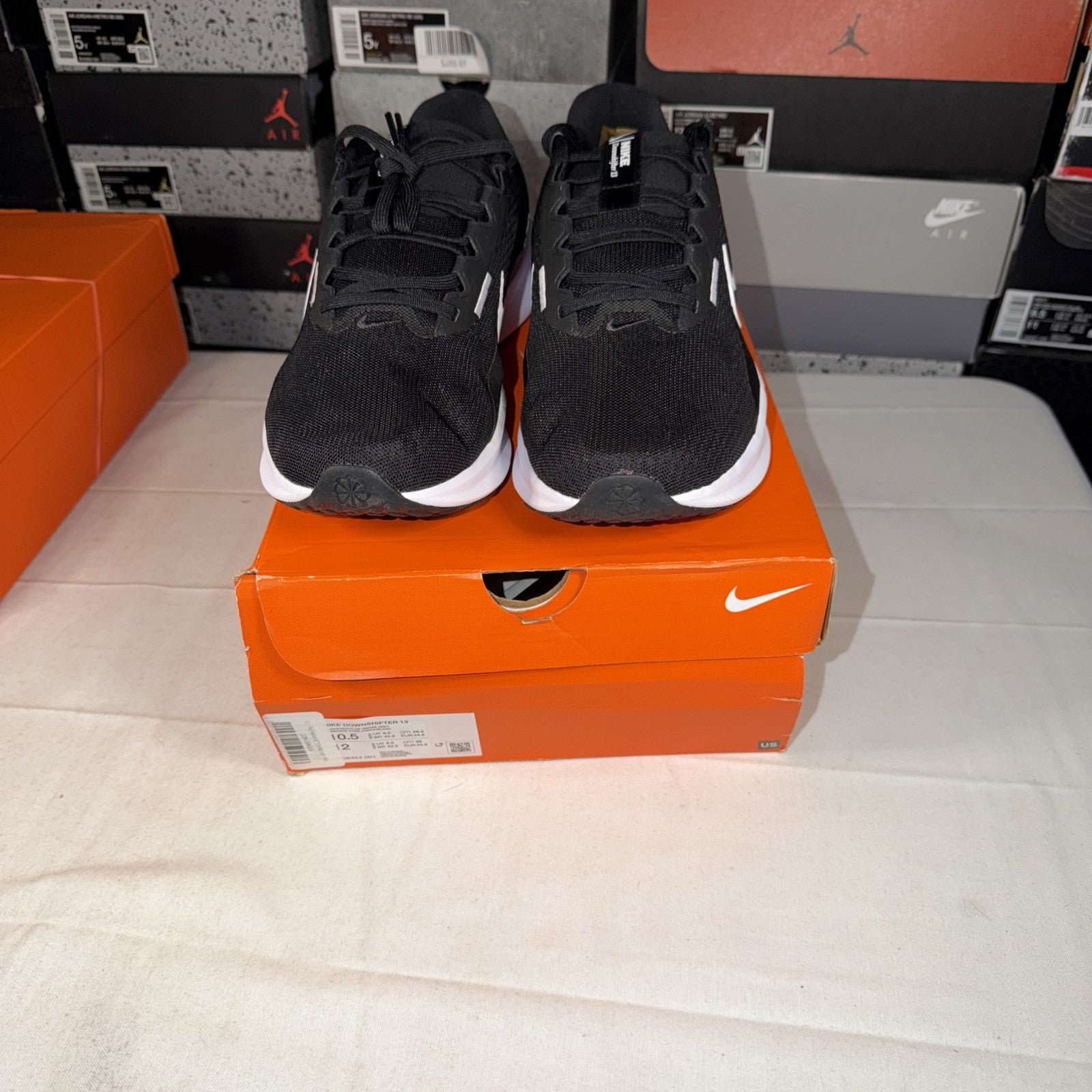 Nike Downshifter 13 Black/White-DK Smoke Grey Size 10M FD6454 001